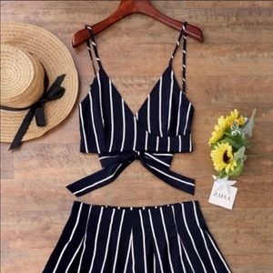 Zaful Crop Top Set